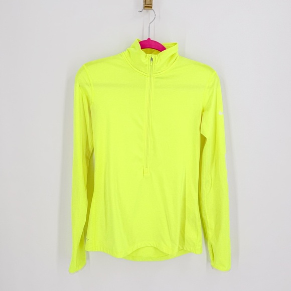 Nike Women's Neon Yellow Sweater - Picture 1 of 3